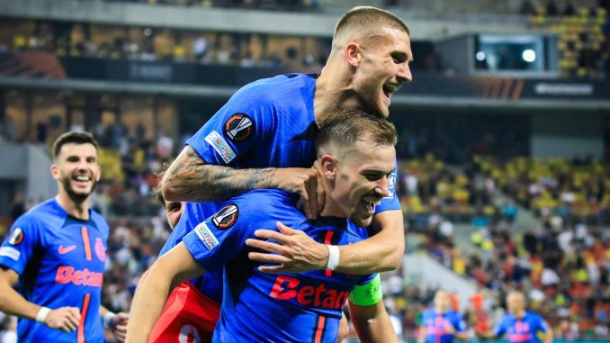 26 september 2024, UEFA Europa League, league phase, matchday 1, National Arena, Bucharest, FCSB vs RFS 27 Darius Olaru