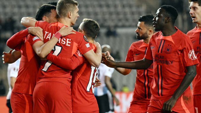 (SP)AZERBAIJAN BAKU FOOTBALL UEFA EUROPA LEAGUE QARABAG VS FCSB