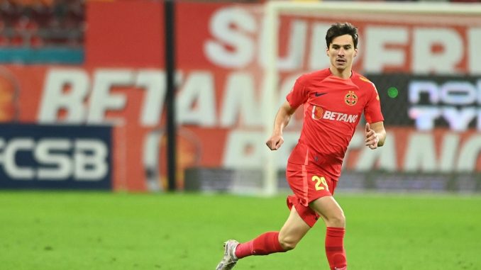 Dorin Rotariu in meciul de fotbal dintre FCSB si Otelul Galati, din cadrul Superligii Superbet, desfasurat pe Arena Nati