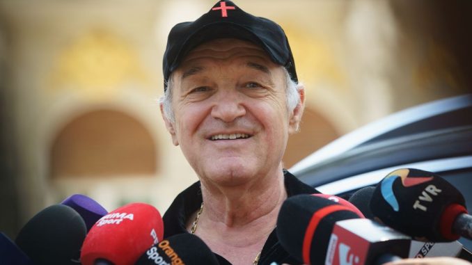 George Becali, FCSB soccer team owner, press conference, Bucharest, Romania - 24 Jul 2023